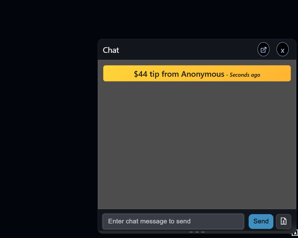 Chat notification